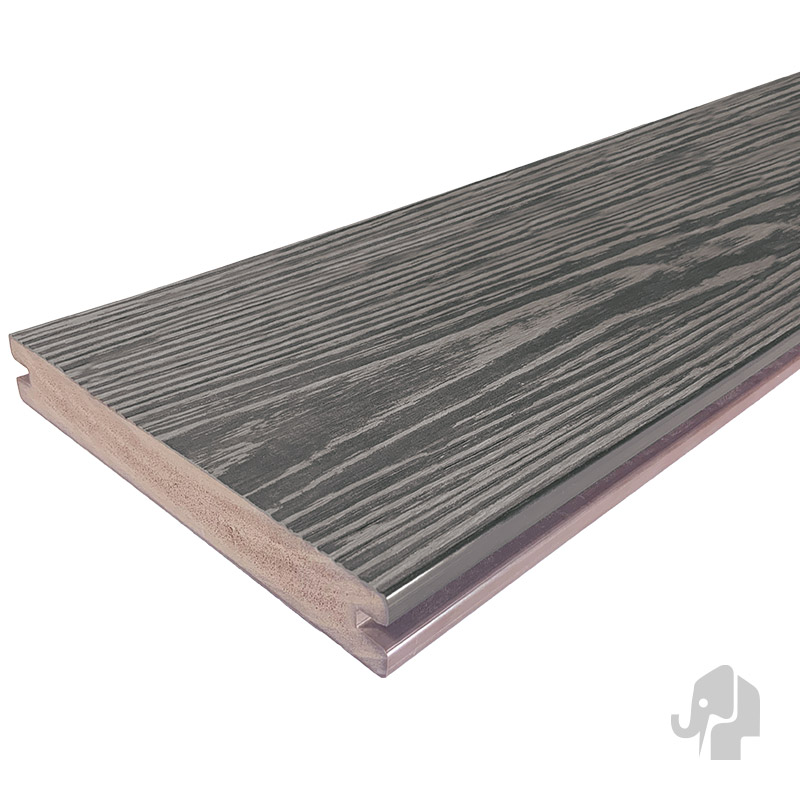 Elephant Driftwood Composiet Vlonderplank Massief Grey 24x190mm